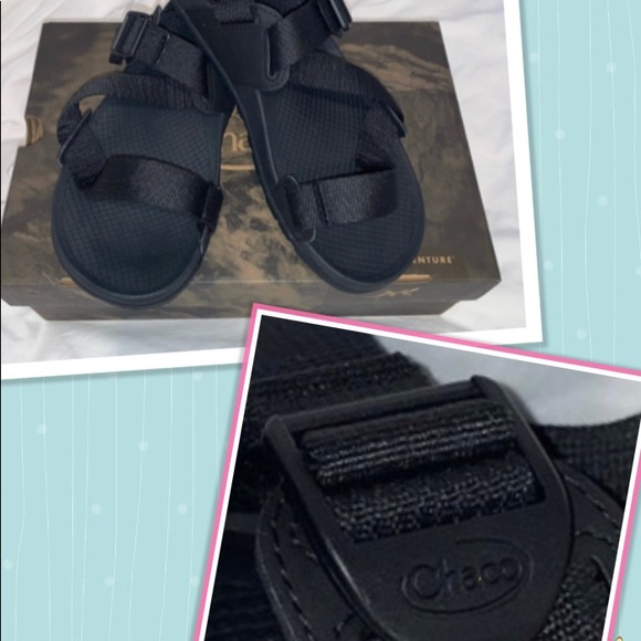 New MEN’S CHACO black SANDALS size 8